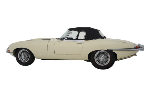 Jaguar XK-E, E-Type (Serie 1,2) mit Cabrio-Verdeck