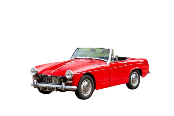 MG Midget Mk.II mit Cabrio-Verdeck