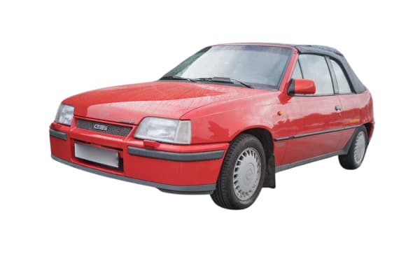 Opel Kadett E Cabrio mit Cabrio-Verdeck