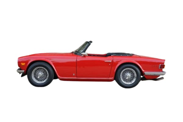 Triumph TR6 mit Cabrio-Verdeck