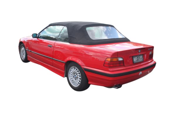 BMW E36 Cabrio mit Cabrio-Verdeck