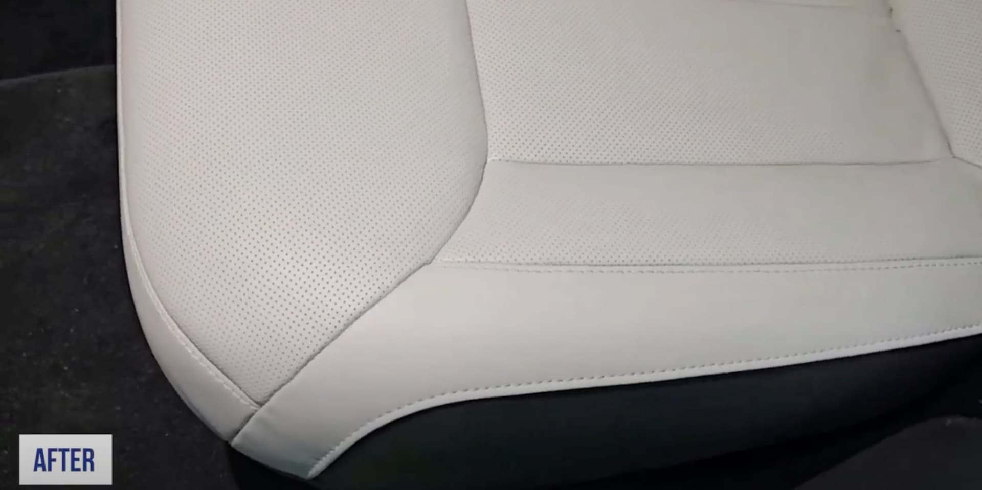 Lederreparatur und Leder färben: Nachher